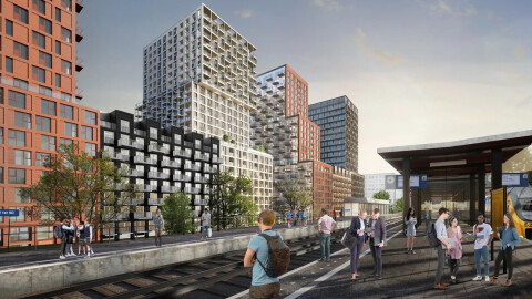 Station laan van noi nieuwbouw visualisatie